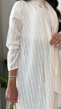 Sukara Abaya (White)