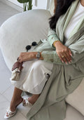 Sage Bloom Abaya