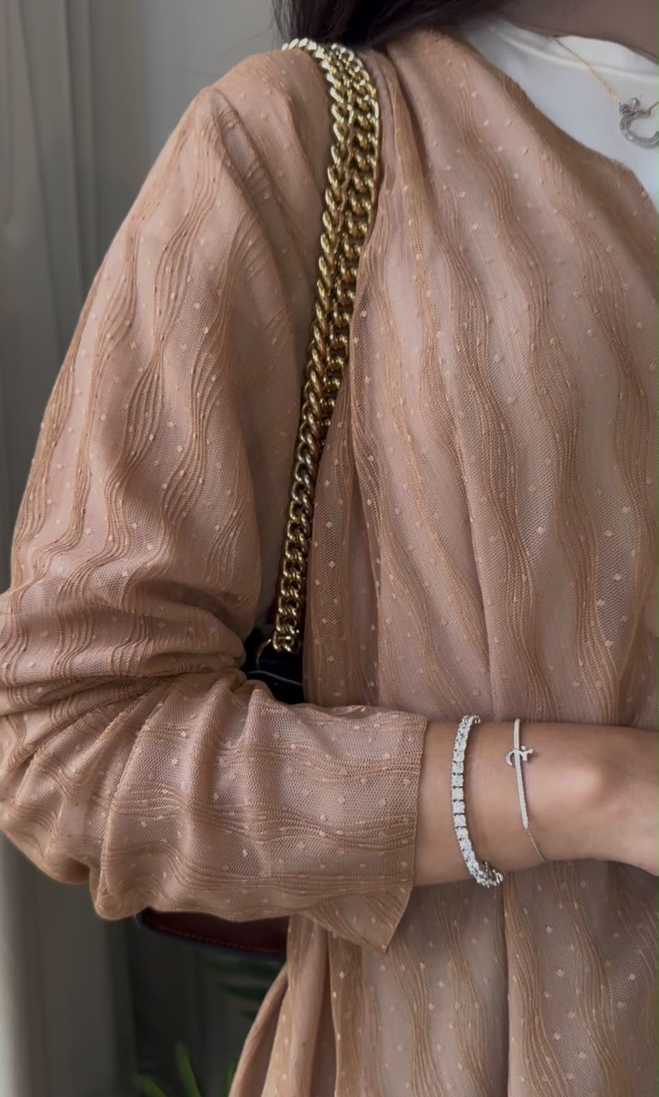 Sukara Abaya (Light Brown)